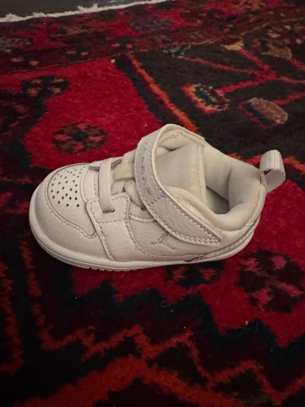 Jordan Baby White Athletic Sneakers